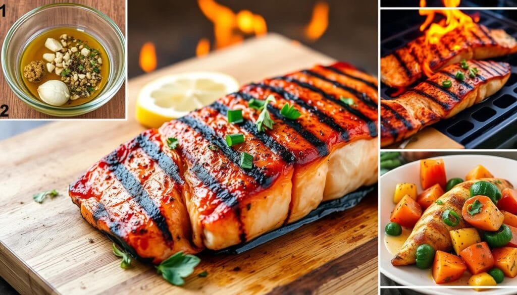 grilled salmon grilled salmon
