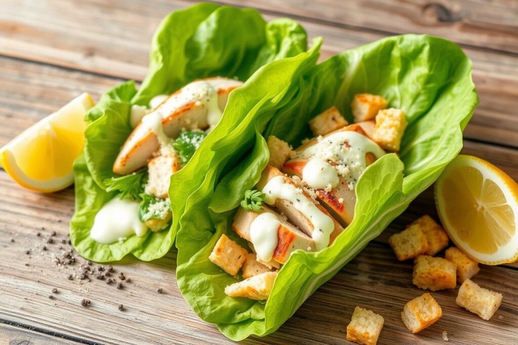 low-carb caesar wrap low-carb caesar wrap