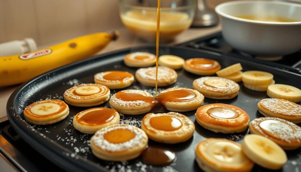 mini pancakes cooking mini pancakes cooking