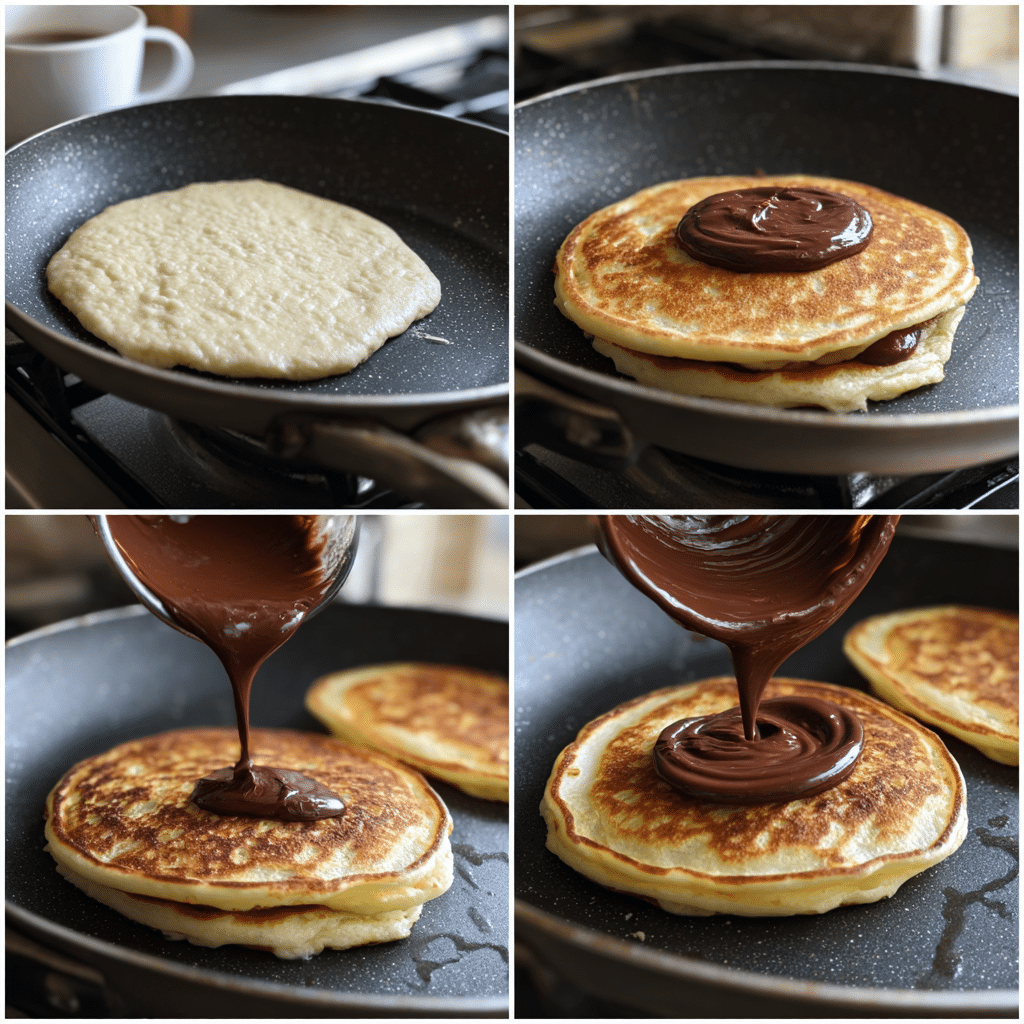 Nutella-Filled Mini Pancakes (A Fail-Proof Guide) 14 Step-by-step process of making Nutella-Filled Mini Pancakes