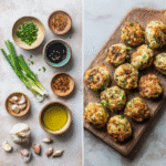 The Ultimate Savory Mini Pancake Balls (with Cheese & Herbs) 10 Recipe card for savory pancake balls with cheese and herbs